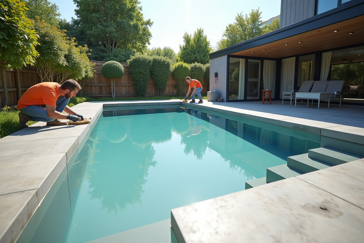 piscine bétonnage