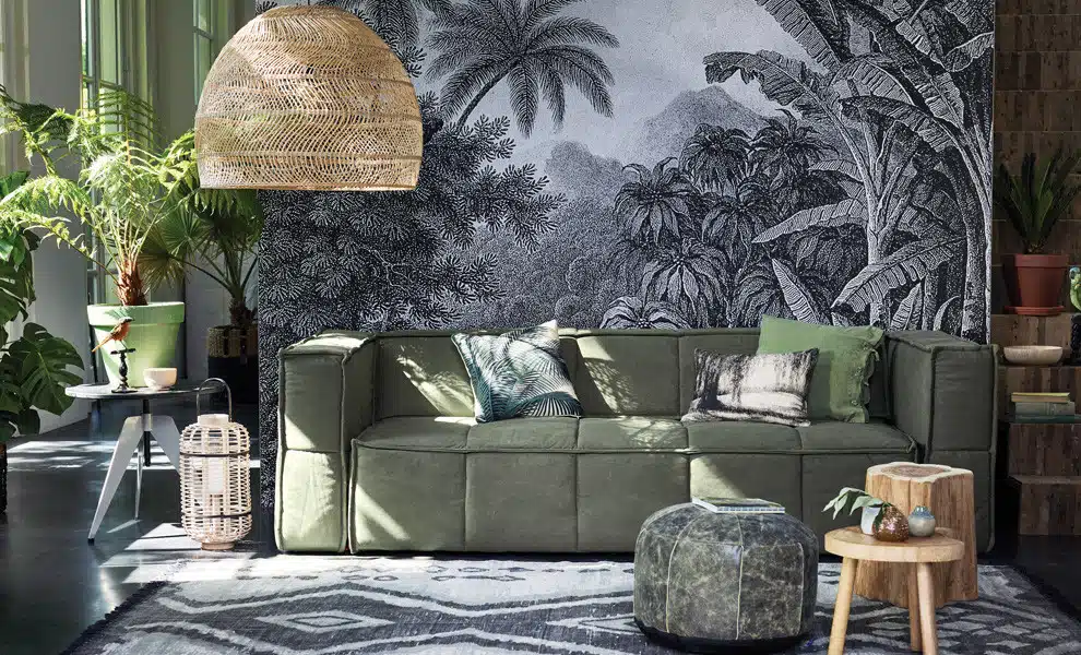 Tendance déco comment apporter une touche de nature à votre intérieur avec le papier peint jungle